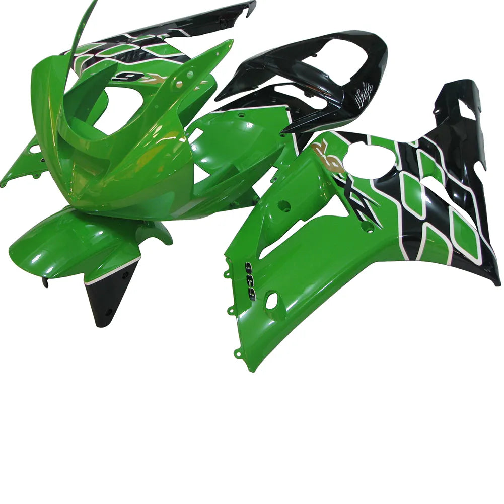 Kawasaki ZX-6R / 636 2003-2004 Style A full fairing kit set view