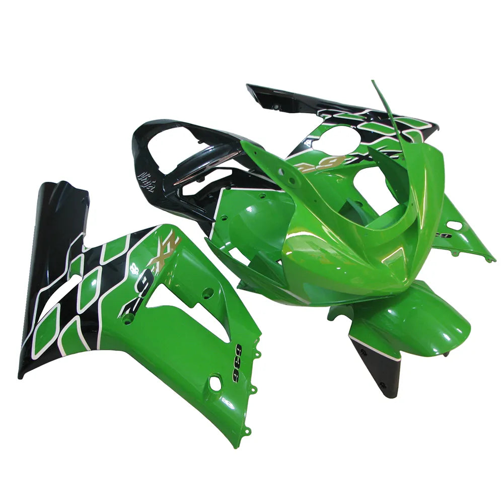 Kawasaki ZX-6R / 636 2003-2004 Style A fairing kit front view