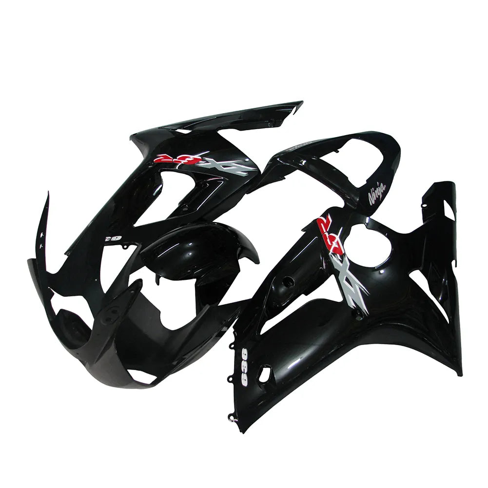 Kawasaki ZX-6R / 636 2003-2004 Style C full fairing kit set view