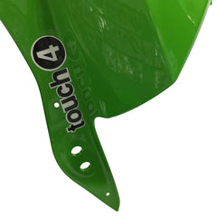 Kawasaki ZX-6R / 636 2003-2004 Green and Black without Logos tail section fairing rear view