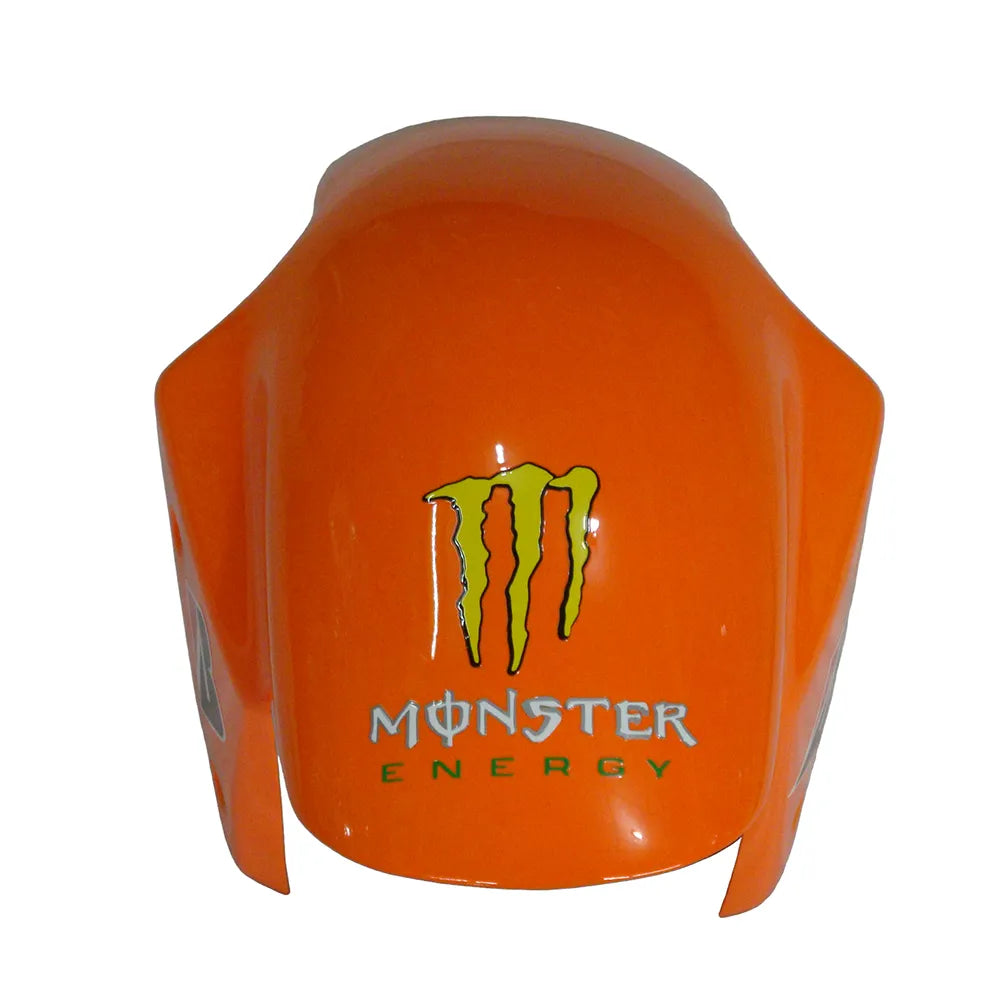 Kawasaki ZX-6R / 636 2003-2004 Orange Monster Edition tail section fairing detail view 3