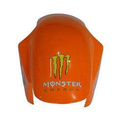 Kawasaki ZX-6R / 636 2003-2004 Orange Monster Edition tail section fairing detail view 3
