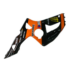 Kawasaki ZX-6R / 636 2003-2004 Orange Monster Edition tail section fairing detail view 1