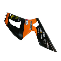 Kawasaki ZX-6R / 636 2003-2004 Orange Monster Edition tail section fairing detail view 2