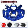Kawasaki ZX-6R / 636 2003-2004 Solid Blue Fairing Kit