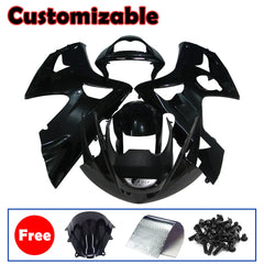 Kawasaki ZX-6R / 636 2003-2004 Gloss Black Fairing Kit