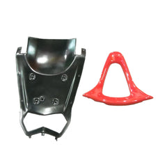 Kawasaki ZX-6R / 636 2003-2004 Red tail section fairing detail view 6