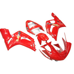 Kawasaki ZX-6R / 636 2003-2004 Red fairing kit left side view