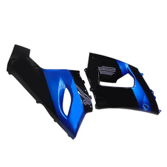 Kawasaki ZX-6R / 636 2005-2006 Blue and Black A tail section fairing side view