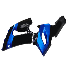 Kawasaki ZX-6R / 636 2005-2006 Blue and Black A tail section fairing detail view 1