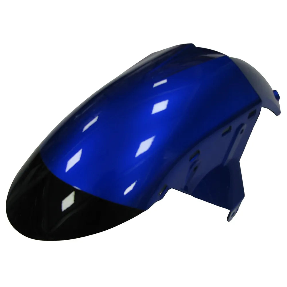 Kawasaki ZX-6R / 636 2005-2006 Blue and Black B tail section fairing detail view 1