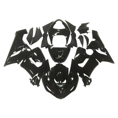 Kawasaki ZX-6R / 636 2005-2006 Gloss Black No Lettering tail section fairing rear view