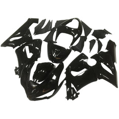 Kawasaki ZX-6R / 636 2005-2006 Gloss Black No Lettering tail section fairing detail view 1