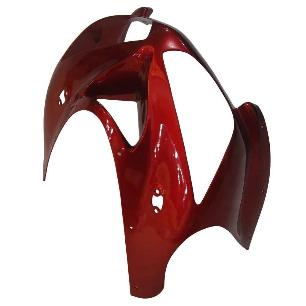 Kawasaki ZX-6R / 636 2005-2006 Full Pearl Red tail section fairing detail view 20