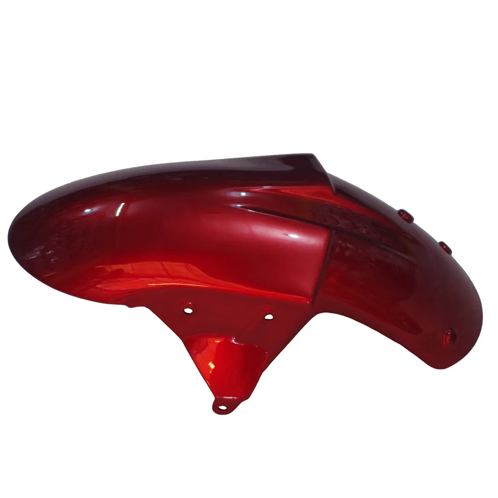 Kawasaki ZX-6R / 636 2005-2006 Full Pearl Red tail section fairing detail view 24