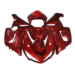 Kawasaki ZX-6R / 636 2005-2006 Full Pearl Red full fairing kit set view