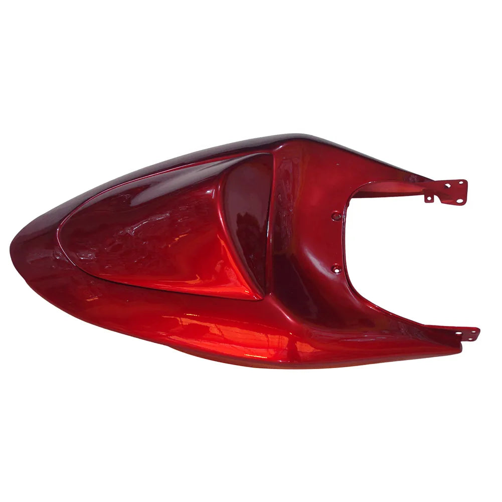 Kawasaki ZX-6R / 636 2005-2006 Full Pearl Red tail section fairing detail view 5