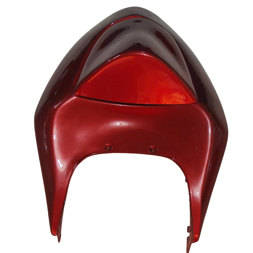 Kawasaki ZX-6R / 636 2005-2006 Full Pearl Red tail section fairing detail view 6