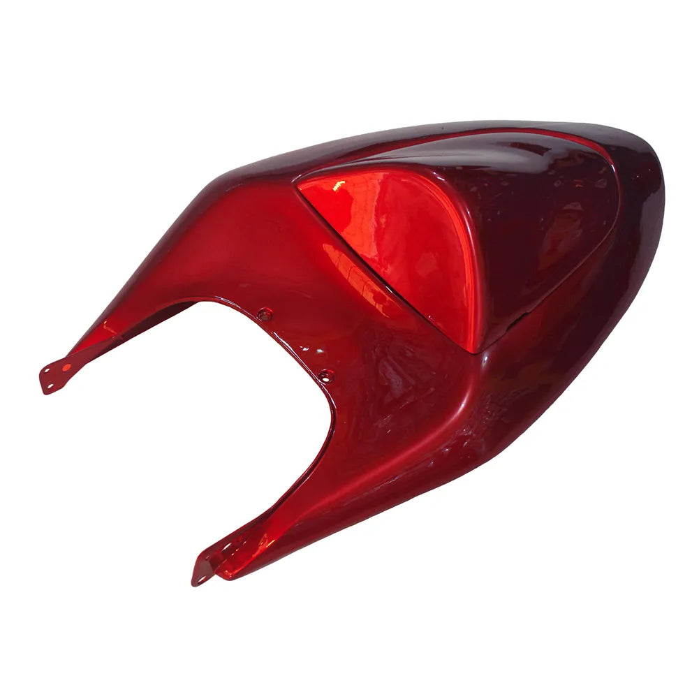 Kawasaki ZX-6R / 636 2005-2006 Full Pearl Red tail section fairing detail view 7