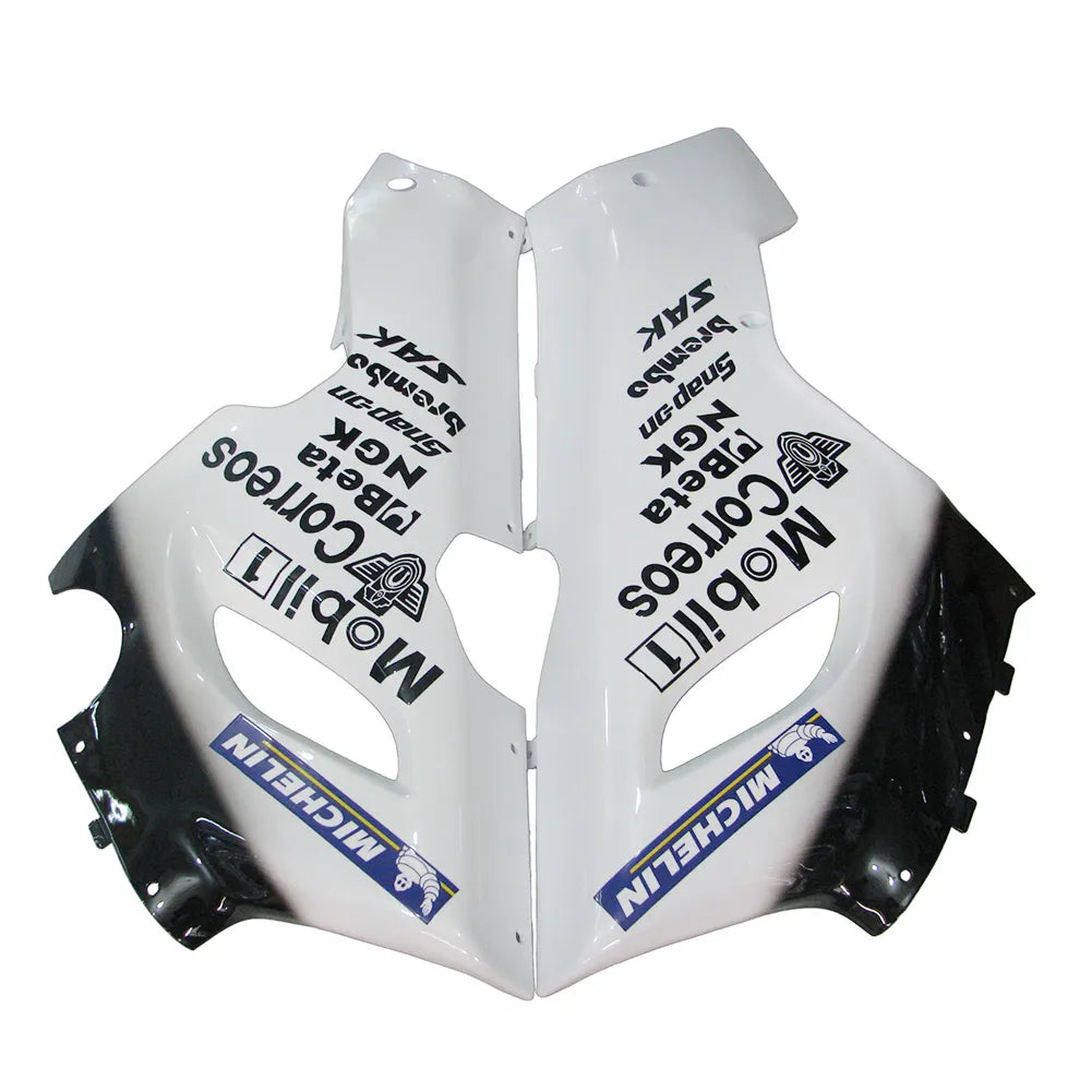 Kawasaki ZX-6R / 636 2005-2006 Black and White WEST Edition tail section fairing detail view 9