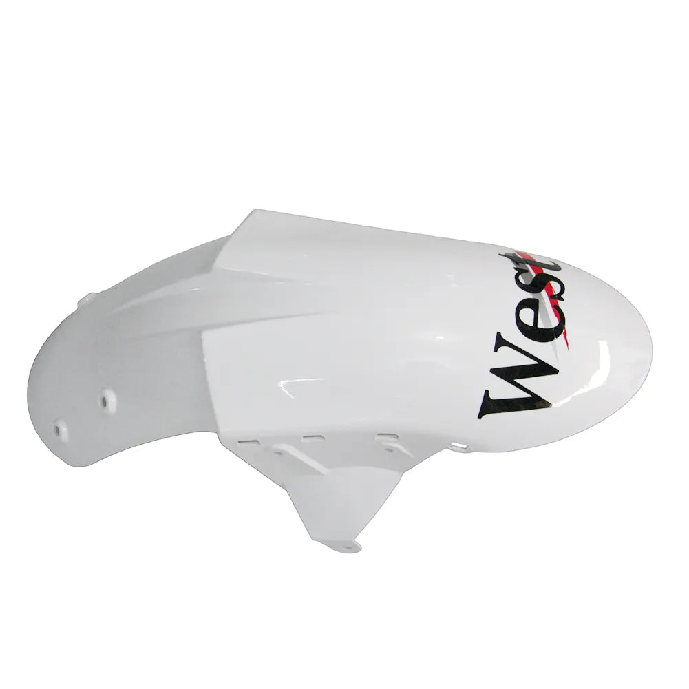 Kawasaki ZX-6R / 636 2005-2006 Black and White WEST Edition tail section fairing detail view 11