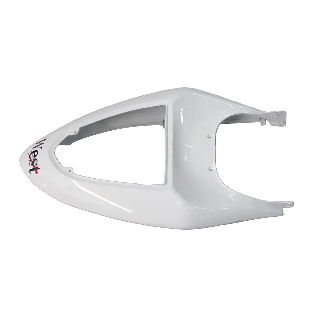 Kawasaki ZX-6R / 636 2005-2006 Black and White WEST Edition tail section fairing detail view 14