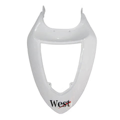 Kawasaki ZX-6R / 636 2005-2006 Black and White WEST Edition tail section fairing detail view 15