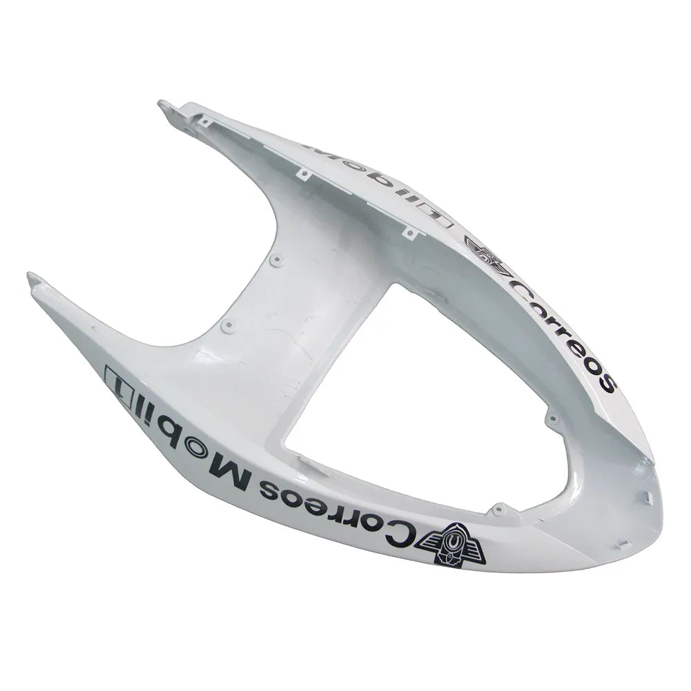 Kawasaki ZX-6R / 636 2005-2006 Black and White WEST Edition tail section fairing detail view 18