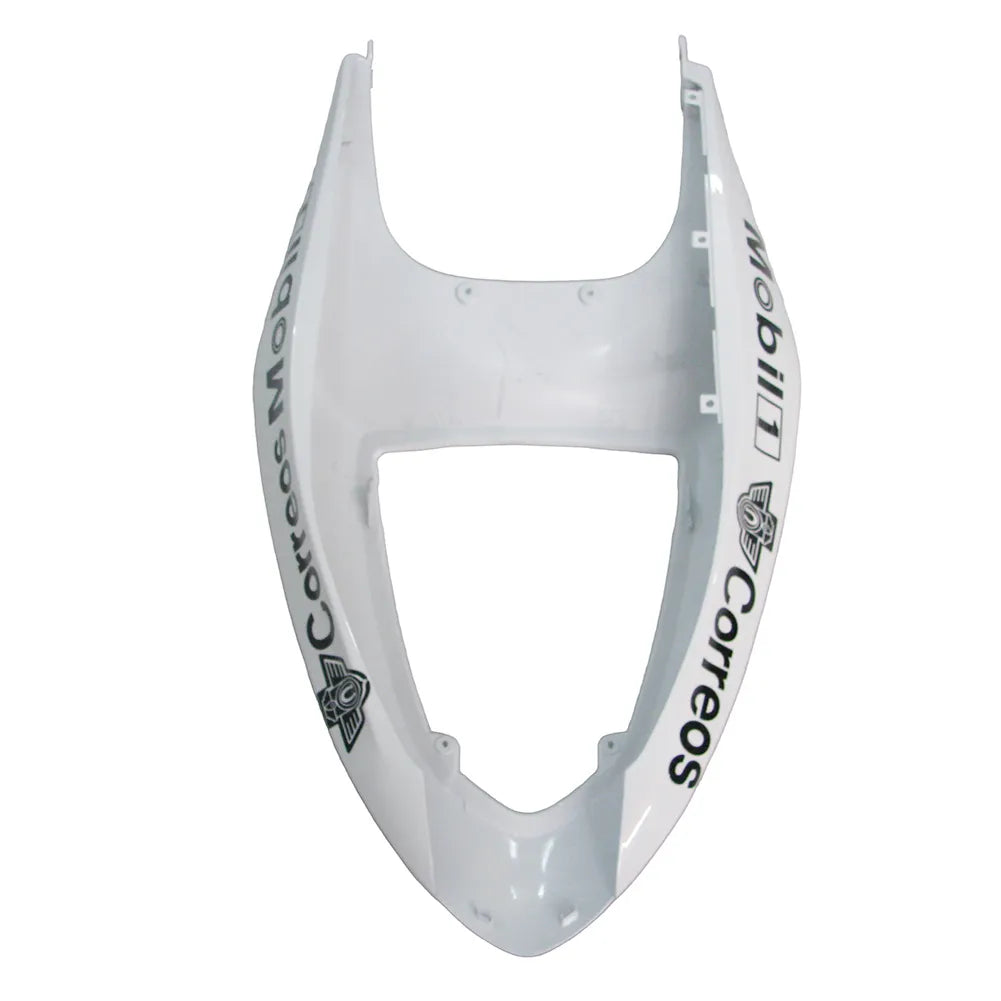 Kawasaki ZX-6R / 636 2005-2006 Black and White WEST Edition tail section fairing detail view 2