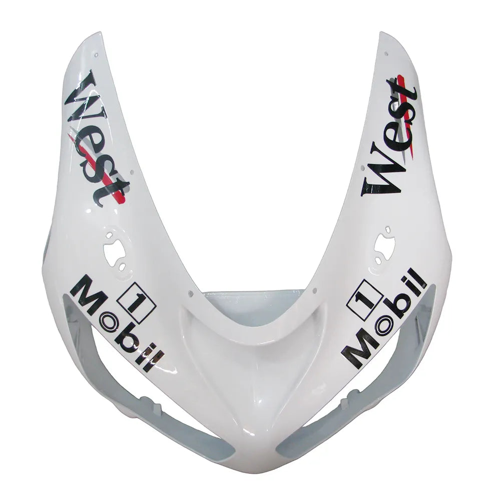 Kawasaki ZX-6R / 636 2005-2006 Black and White WEST Edition tail section fairing detail view 4