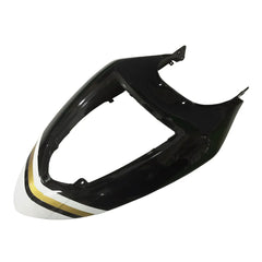 Kawasaki ZX-6R / 636 2005-2006 Black and White Lucky Strike Edition without Logos tail section fairing detail view 2