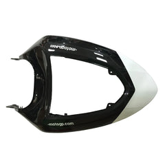 Kawasaki ZX-6R / 636 2005-2006 Black, White, and Green Monster Edition without Logos tail section fairing detail view 3