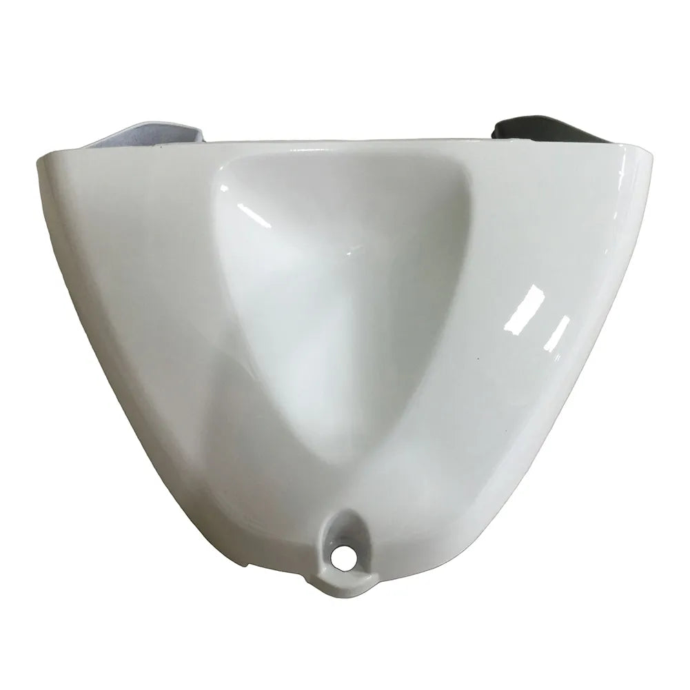 Kawasaki ZX-6R / 636 2005-2006 Black, White, and Green Monster Edition without Logos tail section fairing detail view 8