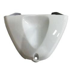 Kawasaki ZX-6R / 636 2005-2006 Black, White, and Green Monster Edition without Logos tail section fairing detail view 8
