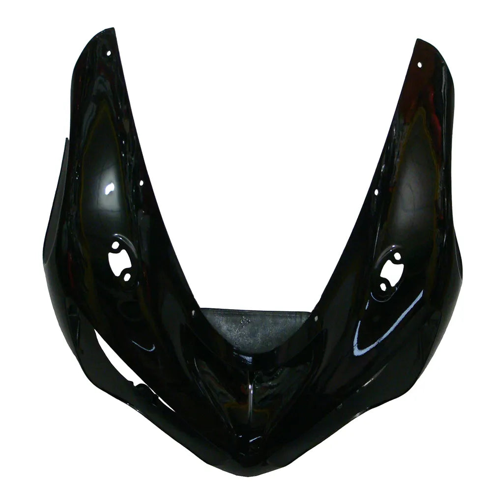 Kawasaki ZX-6R / 636 2005-2006 Lower Cowl Matte Black Decal Style tail section fairing detail view 11
