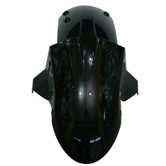 Kawasaki ZX-6R / 636 2005-2006 Lower Cowl Matte Black Decal Style tail section fairing detail view 5