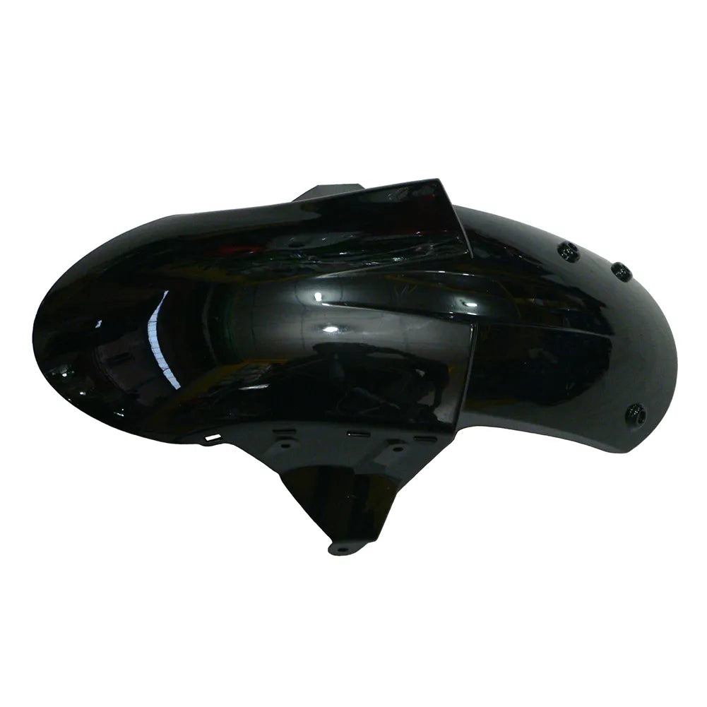 Kawasaki ZX-6R / 636 2005-2006 Lower Cowl Matte Black Decal Style tail section fairing detail view 6