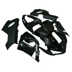 Kawasaki ZX-6R / 636 2005-2006 Lower Cowl Matte Black Decal Style tail section fairing side view