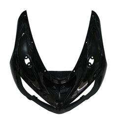 Kawasaki ZX-6R / 636 2005-2006 Matte and Gloss Black No Decal Style tail section fairing detail view 9