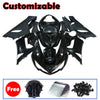 Kawasaki ZX-6R / 636 2005-2006 Matte and Gloss Black No Decal Style Fairing Kit