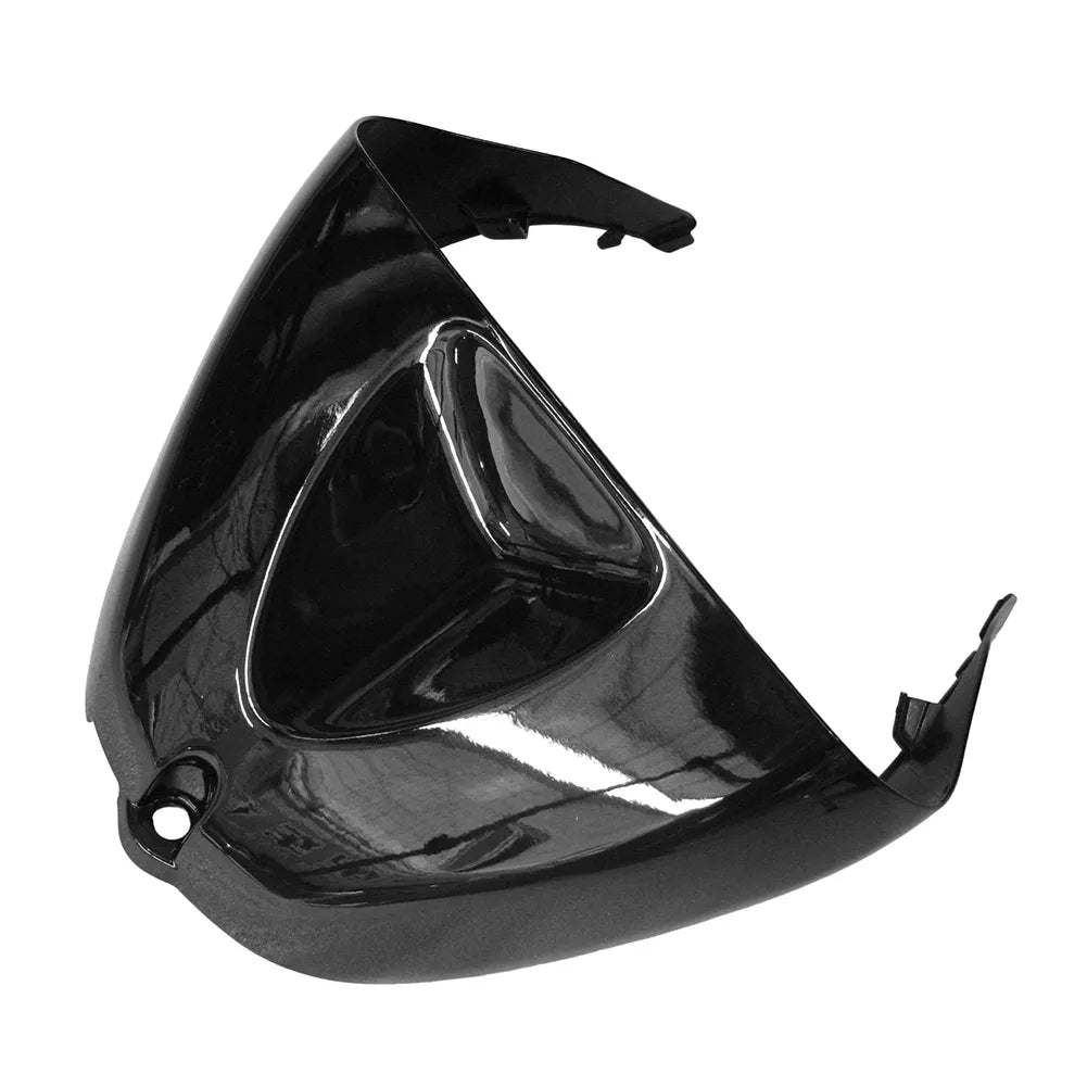 Kawasaki ZX-6R / 636 2005-2006 Matte and Gloss Black No Decal Style tail section fairing detail view 1