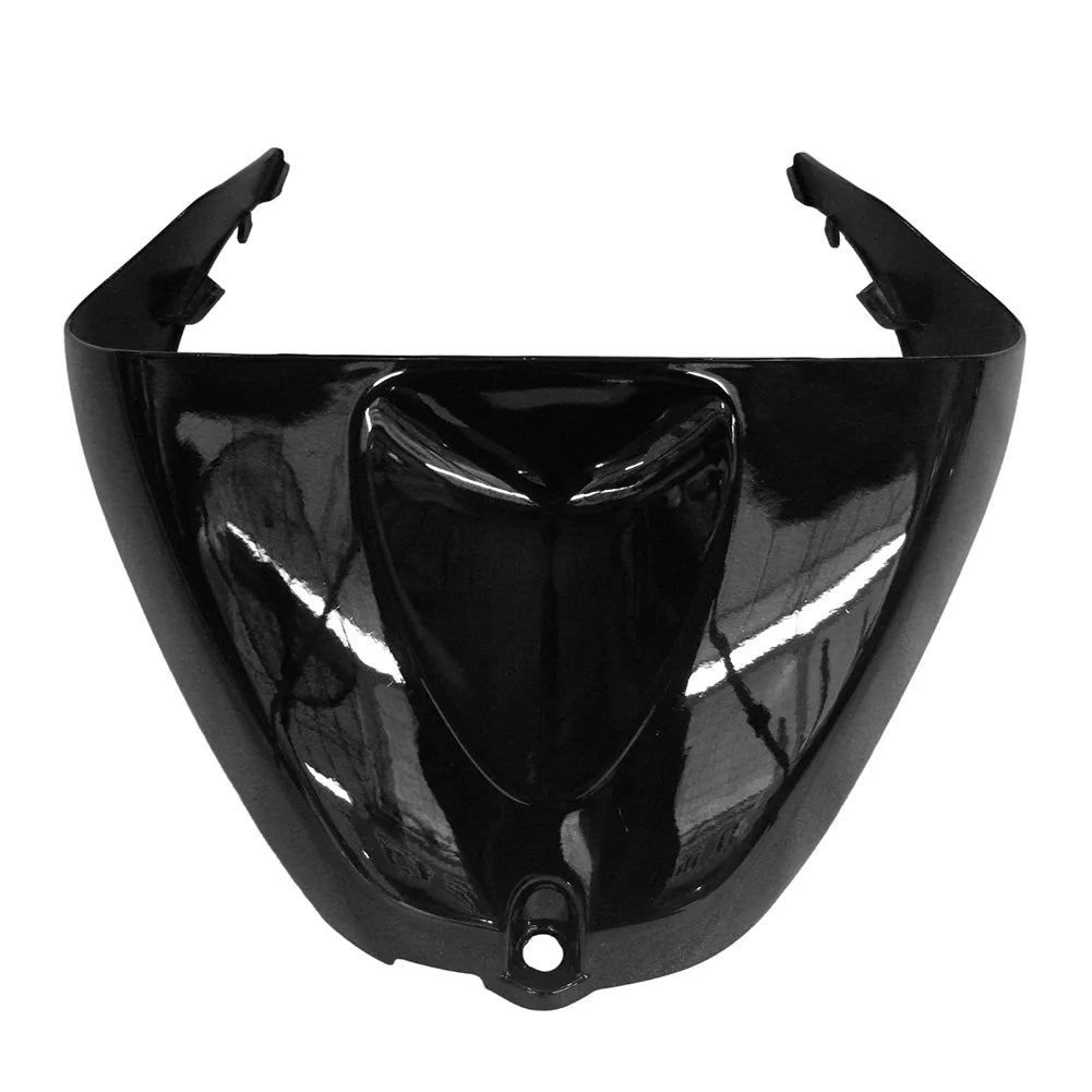 Kawasaki ZX-6R / 636 2005-2006 Matte and Gloss Black No Decal Style tail section fairing detail view 2