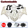 Kawasaki ZX-6R / 636 2005-2006 Plain White Fairing Kit