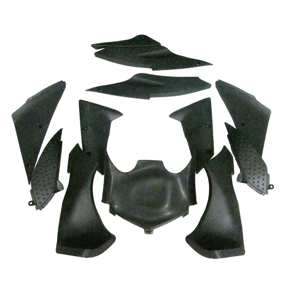Kawasaki ZX-6R / 636 2005-2006 Plain White fairing kit front view