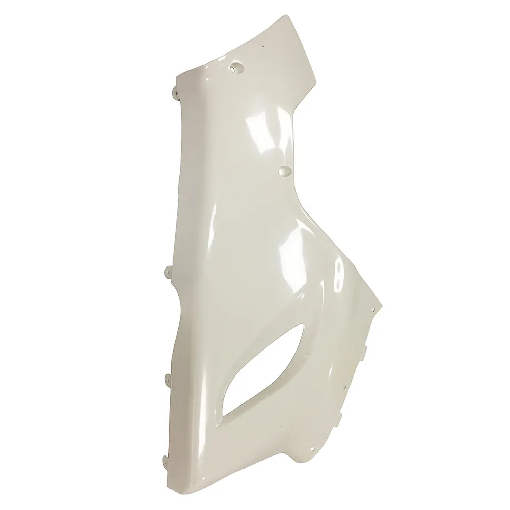 Kawasaki ZX-6R / 636 2005-2006 Plain White tail section fairing detail view 2