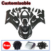 Kawasaki ZX-6R / 636 2005-2006 Matte Black No Lettering Fairing Kit