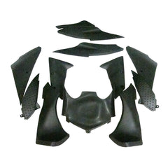 Kawasaki ZX-6R / 636 2005-2006 Matte Black No Lettering fairing kit detail detail view 4