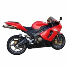 Kawasaki ZX-6R / 636 2005-2006 Factory Red fairing kit left side view