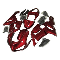 Kawasaki ZX-6R / 636 2005-2006 Pearl Red A tail section fairing side view