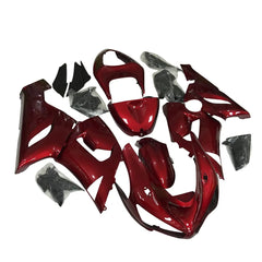 Kawasaki ZX-6R / 636 2005-2006 Pearl Red A tail section fairing detail view 1